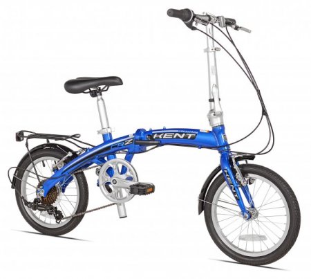 Kent 16" CRZ Aluminum Folding Commuter Bike, Blue