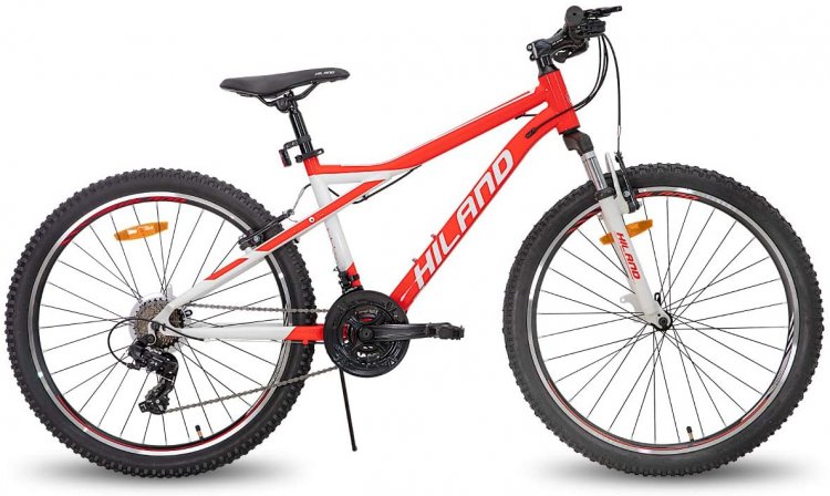 Hiland 26 Inch Mountain Bike 21Speed for Adult with Suspension Fork 18 \'\'