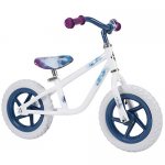 Huffy Frozen 2 Balance Bike for Toddler & Kids, Elsa Graphics, Purple