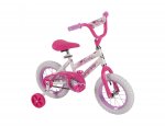 Huffy 12" Sea Star Girls' Bike, White/Pink
