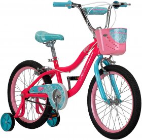 Schwinn Elm Girls Bike for Toddlers and Kids 18'' Pink
