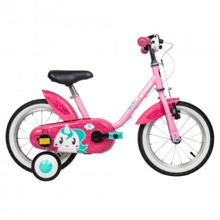 Decathlon - Unicorn 500 - 14'' - Pink - Kids Bike