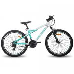 Hiland 26 Inch Mountain Bike for Women 21Speed MTB Bicycle 16 Inch Suspension Fork Urban Commuter City Bicycle White