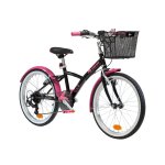 Decathlon - Btwin Hybrid Bike 500, 20", Black, Kids