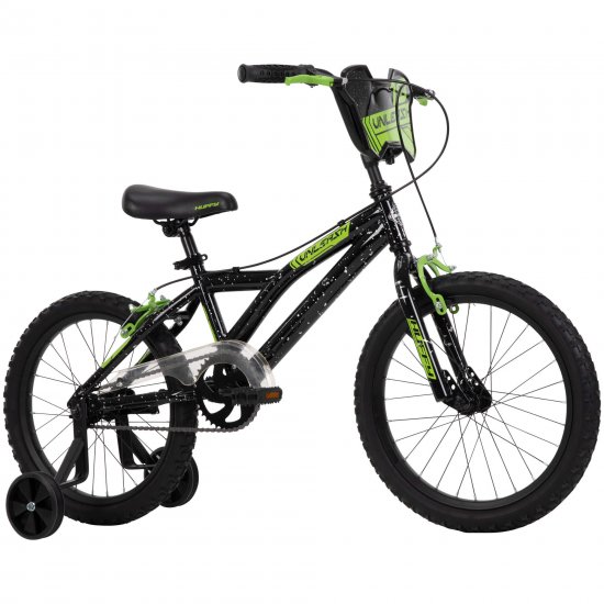 Huffy 18-inch Unleash Boys\' Bike for Kids\', Green