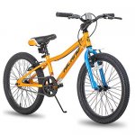 Hiland 20 Inch Children Bicycle for Ages 5-9 Years Old Boys Orange Blue