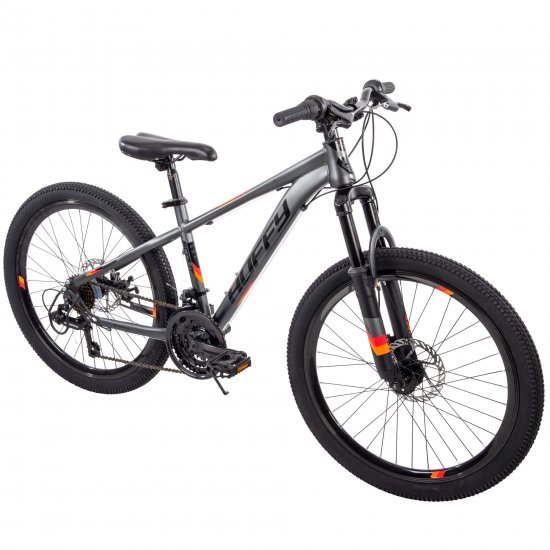 Huffy 24\" Scout Boys\' Hardtail 21-Speed Mountain Bike with Disc Brakes
