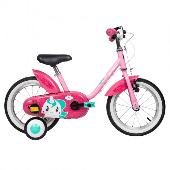 Decathlon - Unicorn 500 - 14\'\' - Pink - Kids Bike