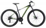 Schwinn Boundary Men's Mountain Bike, 29-inch wheels, 21 speeds, Dark Green and Black