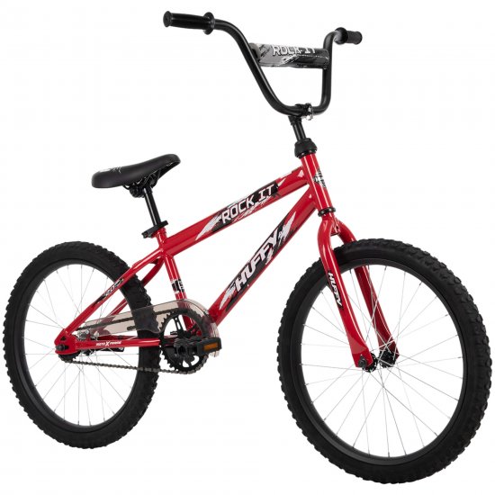 Huffy 20\" Rock It Kids Bike for Boys, Hot Red