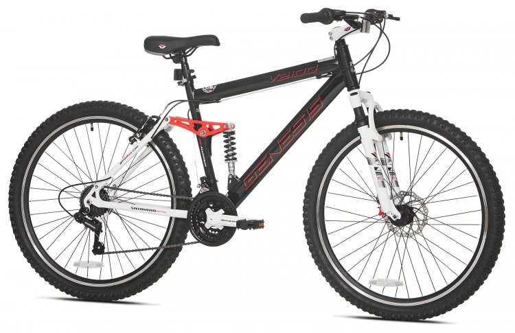 Genesis 27.5\" V2100 Men\'s Mountain Bike, Black