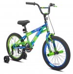 Genesis 18" Glitch Boy's BMX Bike, Blue/Green
