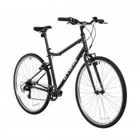 Decathlon - Riverside Hybrid Bike 100, 700c, Black, M