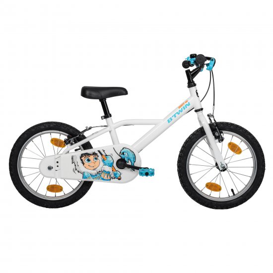 Decathlon - Btwin 100, Frosty Blue Hybrid Bike, 16\", Kids