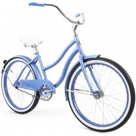 Huffy 24" Cranbrook Women's Comfort Cruiser Bike, Periwinkle Blue, 1 count