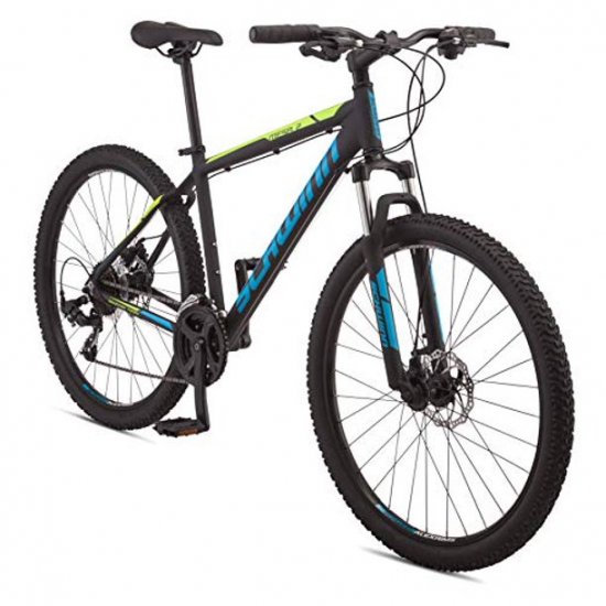 Schwinn Mesa 2 Adult Mountain Bike, 21 Speeds, 27.5 Inch Wheels, Medium Aluminum Frame, Black