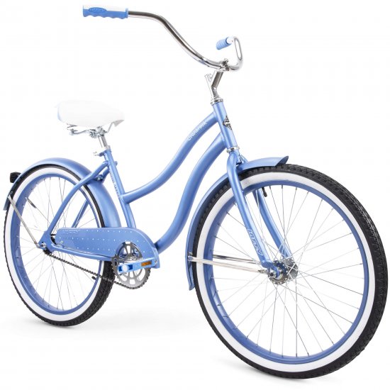 Huffy 24\" Cranbrook Women\'s Comfort Cruiser Bike, Periwinkle Blue, 1 count