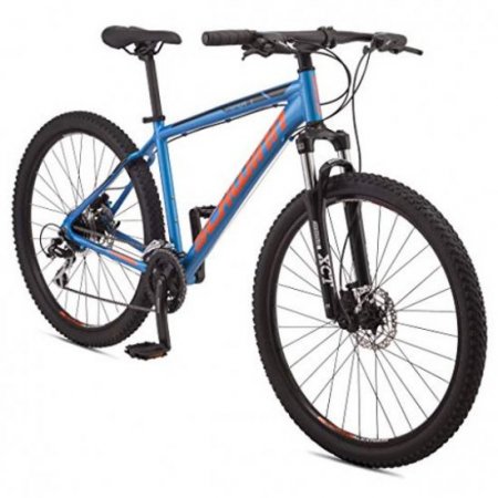 Schwinn Mesa 1 Adult Mountain Bike, 24 speeds, 27.5-inch Wheels, Medium Aluminum Frame, Blue