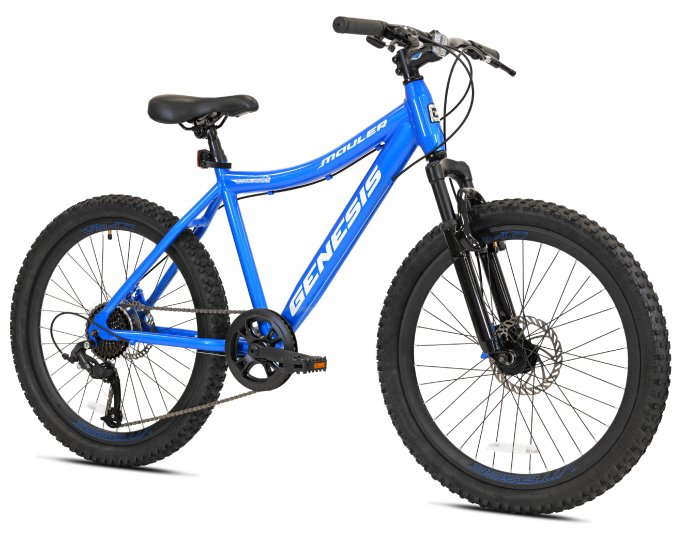 Genesis 24\" Mauler Boy\'s Mountain Bike, Blue