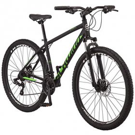 Schwinn High Timber ALX Youth/Adult Mountain Bike, Aluminum Frame and Disc Brakes, 29-Inch Wheels, 21-Speed, Black