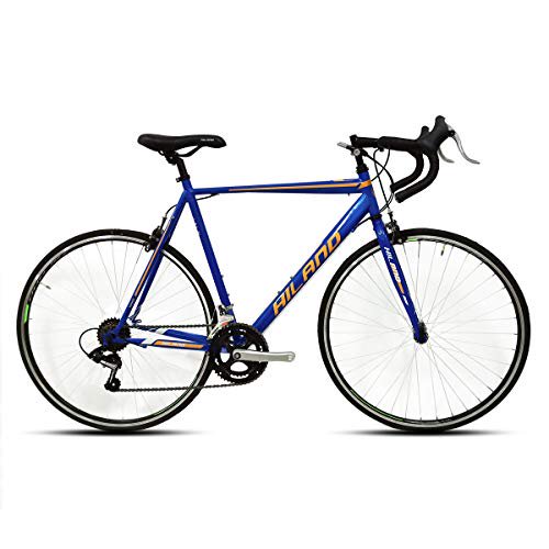 Hiland Road Bike 700C City Commuter Bicycle with 14 Speeds Drivetrain Blue 58cm Frame